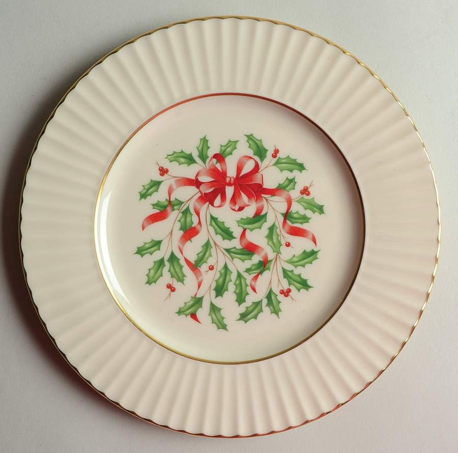 Holiday (Temple) Salad Plate by Lenox-1