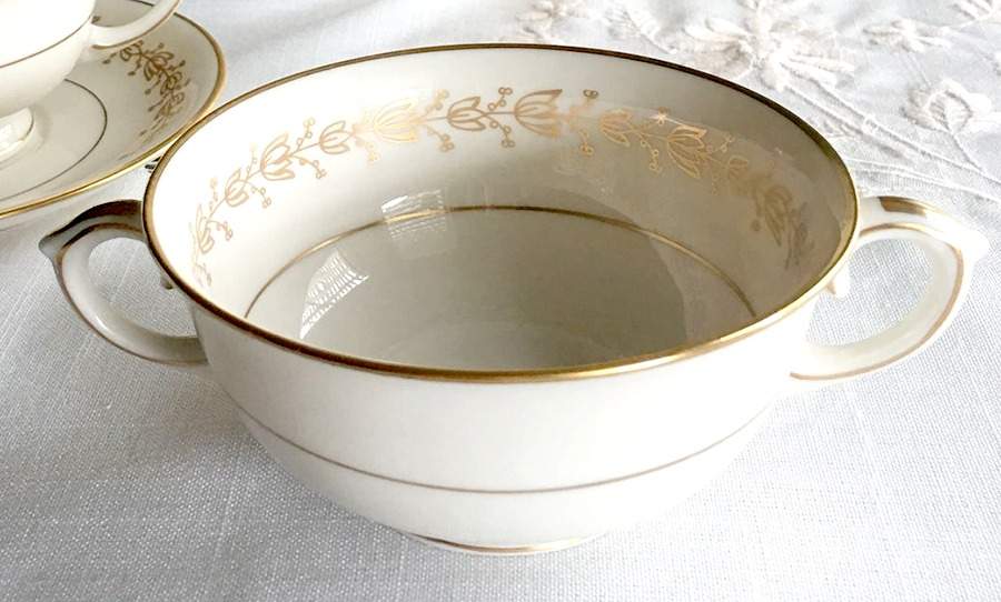 LAM41 Footed Cream Soup Bowl by Lamberton-1