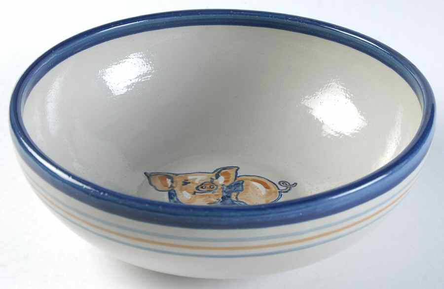 Precious Pigs 9" Round Vegetable Bowl by Louisville-1