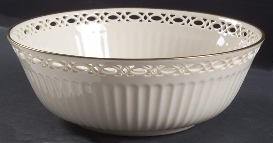 Trapunto 9" Round Vegetable Bowl by Lenox-1