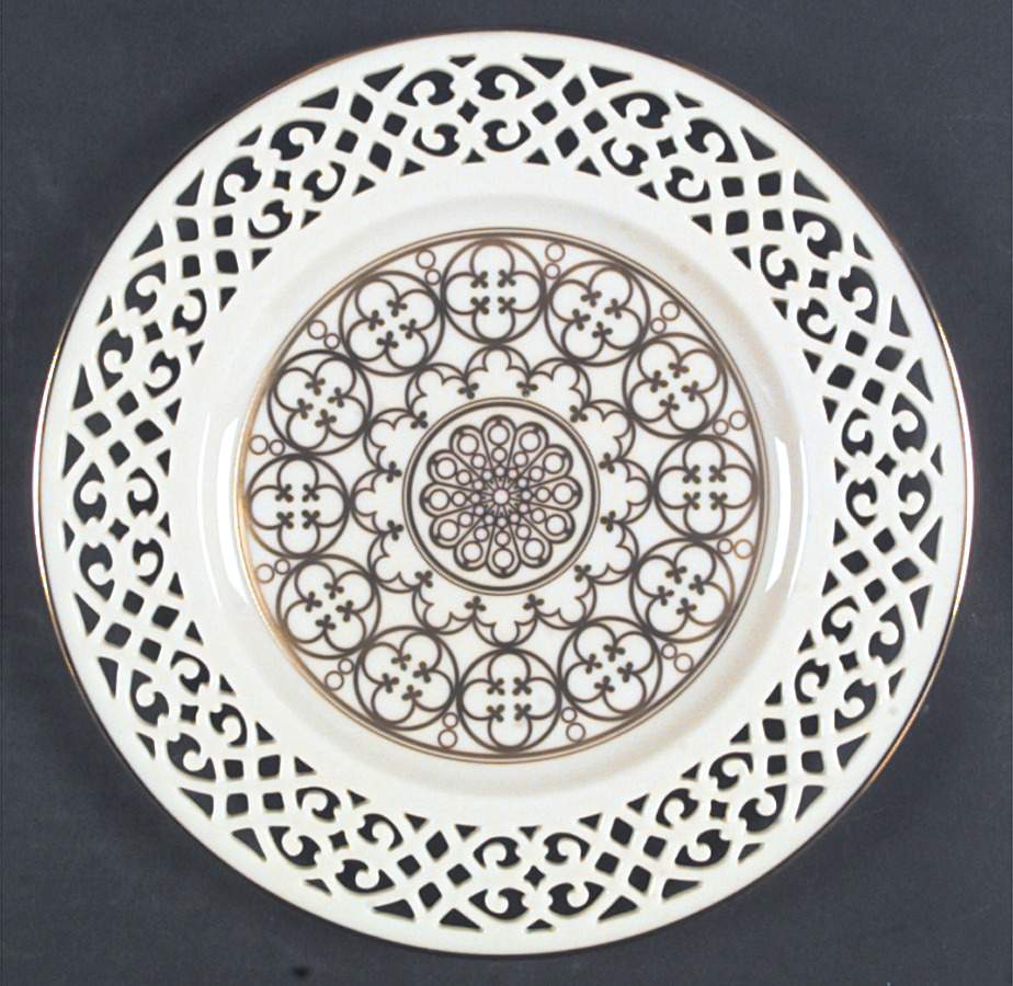 Trapunto Accent Luncheon Plate by Lenox-1