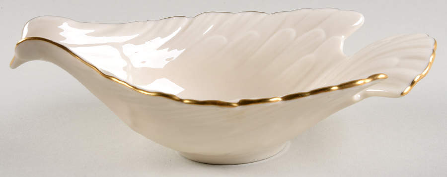 Dove Collection (Gold) Open Candy Dish by Lenox-1