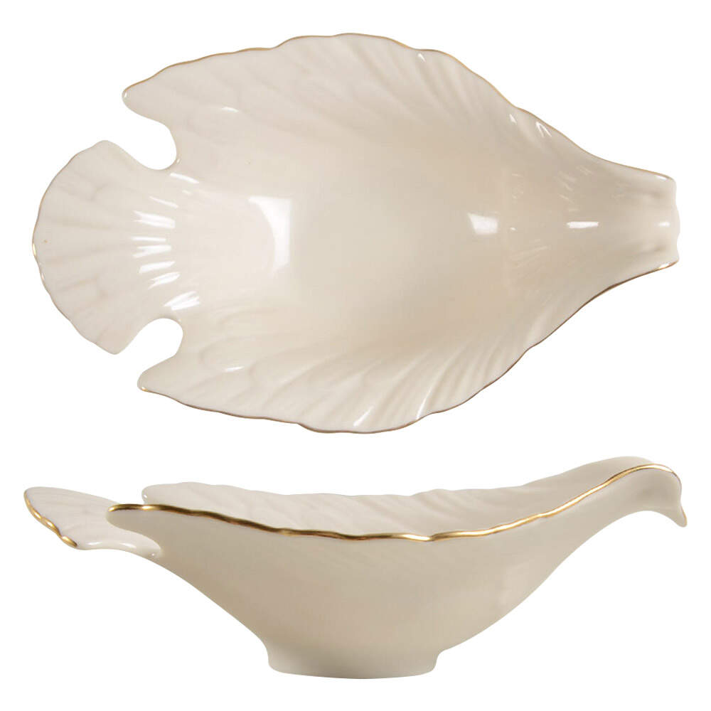 Dove Collection (Gold) Open Candy Dish by Lenox-1