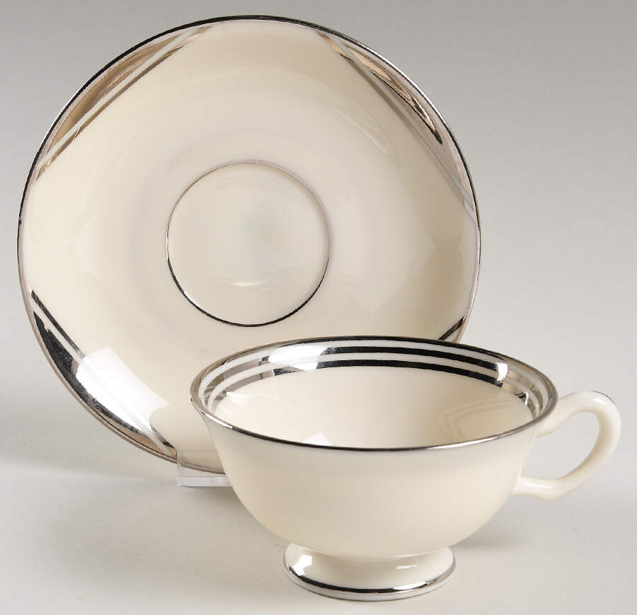 H337 Footed Cup & Saucer Set by Lenox-1