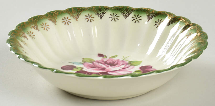 Bouquet Jade Fruit/Dessert (Sauce) Bowl by Limoges-American-1