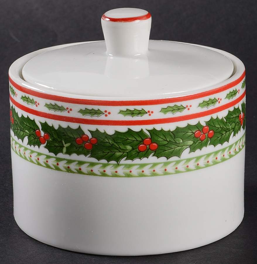 LEF120 Sugar Bowl & Lid by Lefton-1
