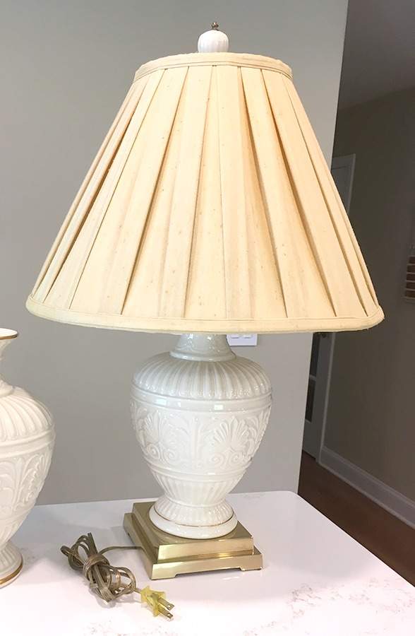 Athenian Collection Electric Lamp & Shade by Lenox-1