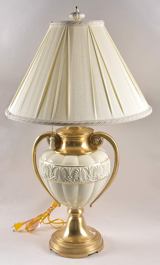 Athenian Collection 31" Electric Lamp & Shade by Lenox-1