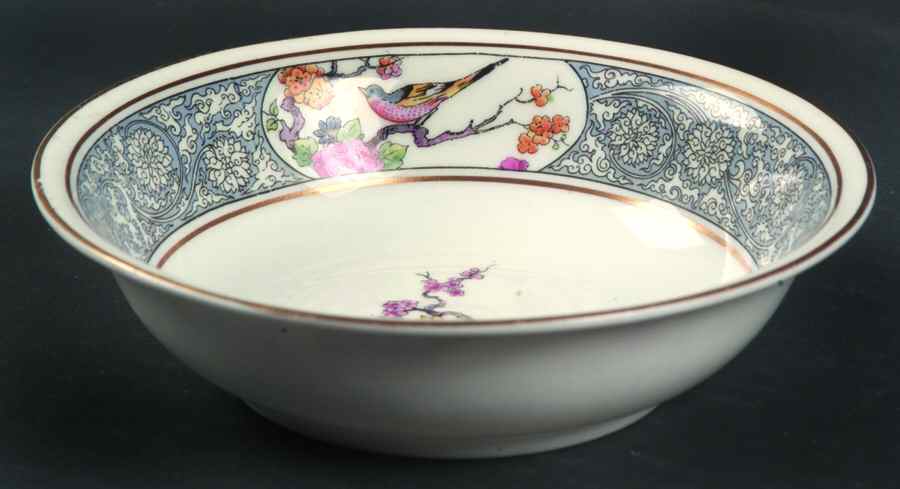 Ming-Birds (White) Rim Fruit/Dessert (Sauce) Bowl by Lenox-1