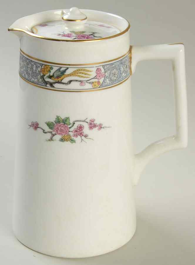 Ming-Birds (White) 32 Oz Pitcher with Lid by Lenox-1