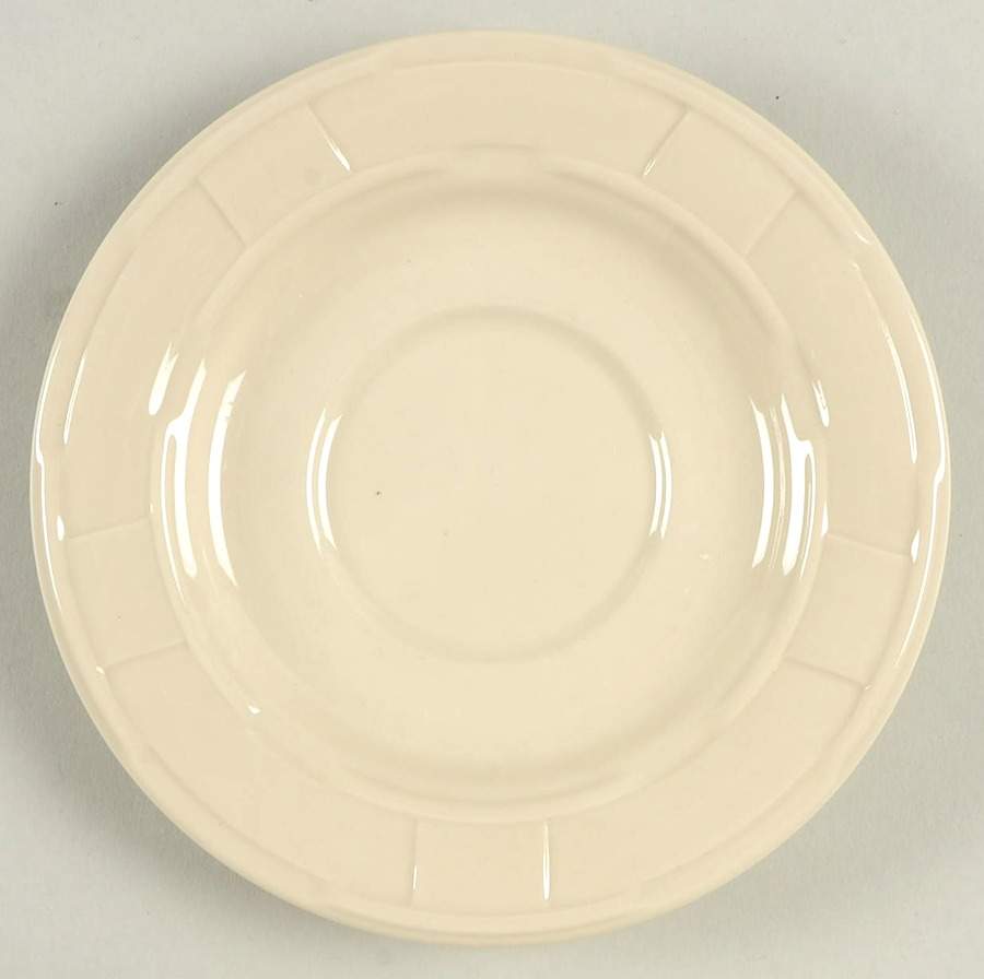 Woven Traditions Ivory Saucer by Longaberger-1