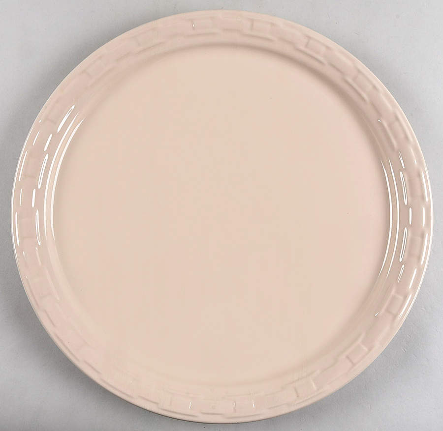 Woven Traditions Ivory 14" Pizza/Cake Plate by Longaberger-1
