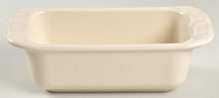 Woven Traditions Ivory Mini Loaf Pan by Longaberger-1