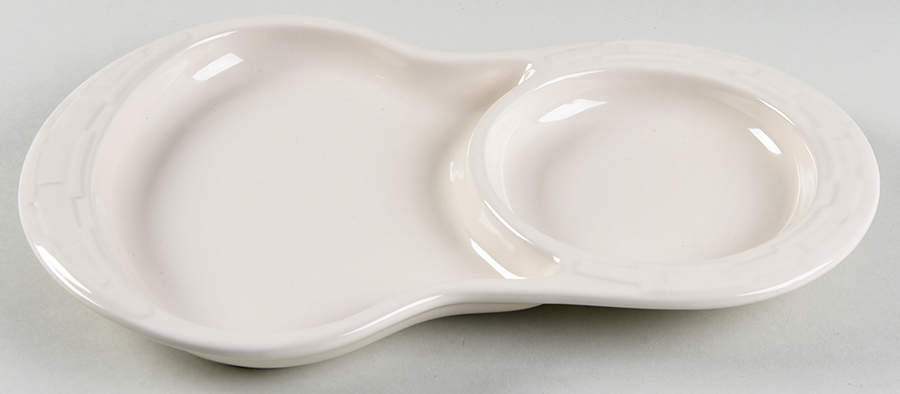 Woven Traditions Ivory Oval Snack Tray by Longaberger-1