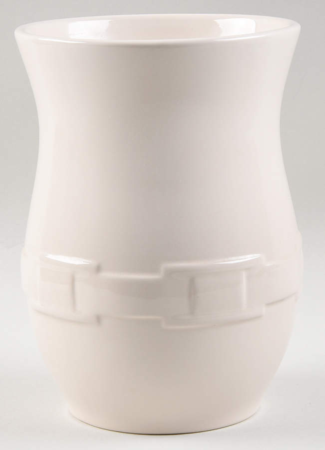Woven Traditions Ivory 7" Utensil Holder/Vase by Longaberger-1