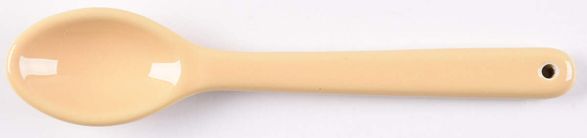 Woven Traditions Ivory Mustard Spoon by Longaberger-1