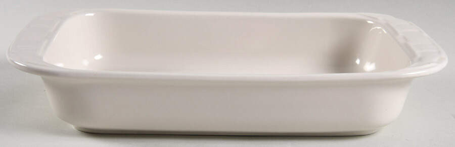 Woven Traditions Ivory 13" Rectangular Baker by Longaberger-1