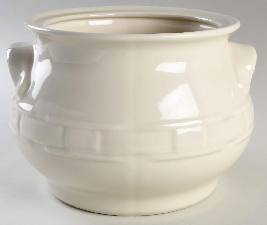 Woven Traditions Ivory Tureen No Lid by Longaberger-1