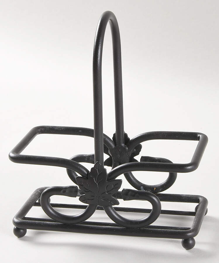 Woven Traditions Ivory Metal Stand for Salt & Pepper Set (Uses SAPM2) by Longaberger-1