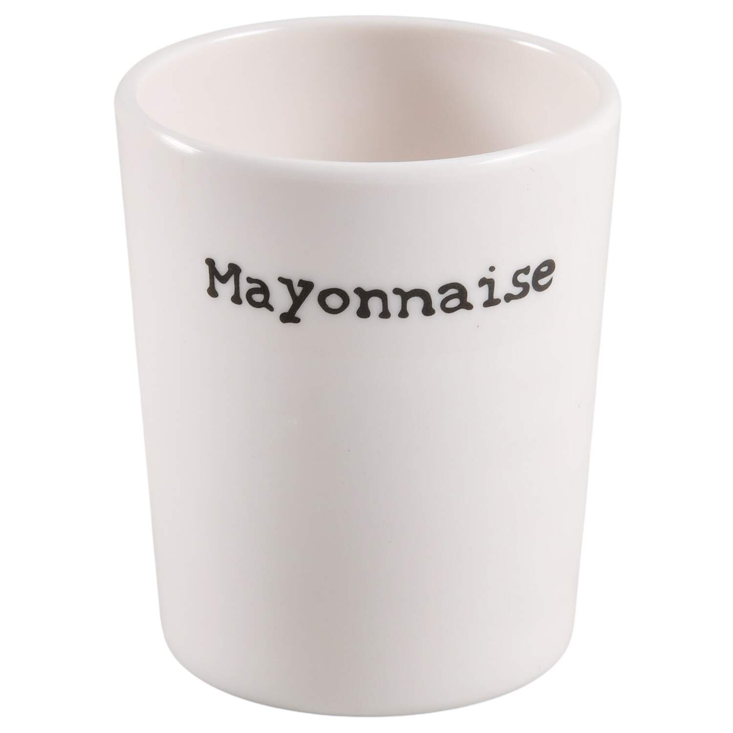 Woven Traditions Ivory Mayonnaise Jar No Lid by Longaberger-1