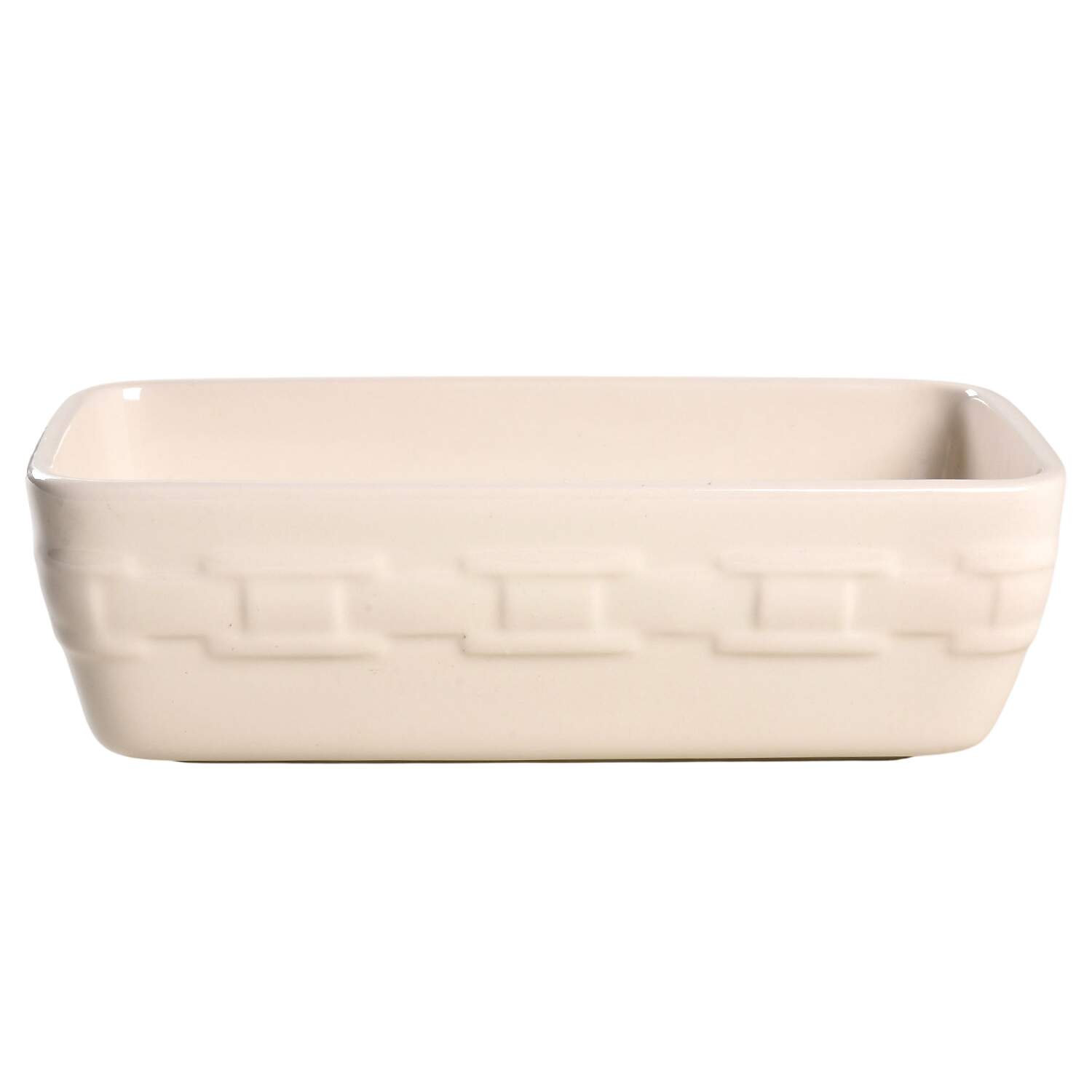 Woven Traditions Ivory 8" Rectangular Baker by Longaberger-1