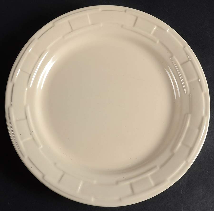 Woven Traditions Ivory Large Dinner Plate by Longaberger-1