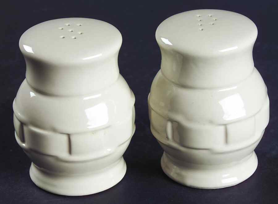 Woven Traditions Ivory Salt & Pepper Set by Longaberger-1