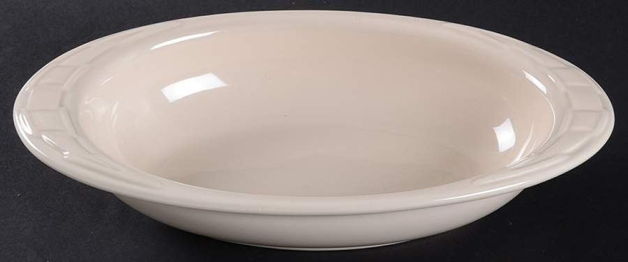 Woven Traditions Ivory Oval Treat Bowl by Longaberger-1