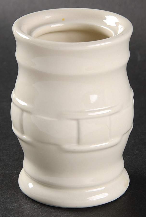 Woven Traditions Ivory 3" Storage Jar No Lid by Longaberger-1