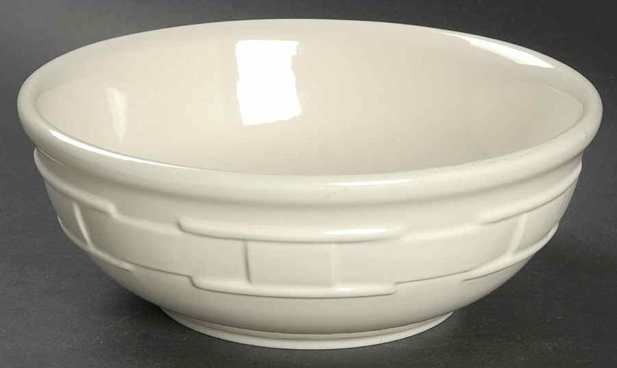 Woven Traditions Ivory Coupe Cereal Bowl by Longaberger-1