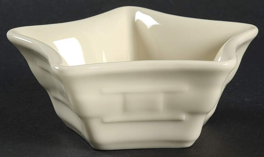 Woven Traditions Ivory 4" Star Shaped Bowl by Longaberger-1