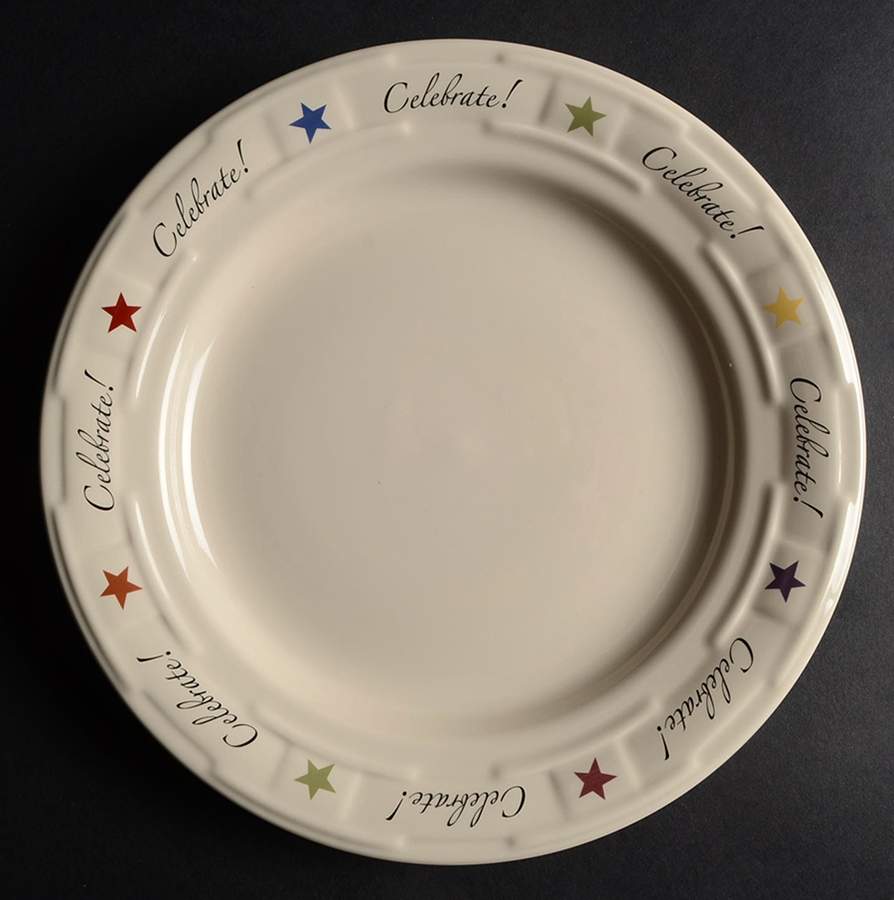 Woven Traditions Ivory Accent Luncheon Plate by Longaberger-1