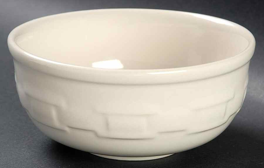 Woven Traditions Ivory 5" All Purpose Bowl by Longaberger-1