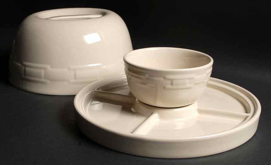 Woven Traditions Ivory 8-in-1 Entertainer Set by Longaberger-1