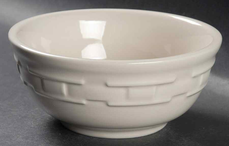 Woven Traditions Ivory 5" All Purpose Bowl by Longaberger-1