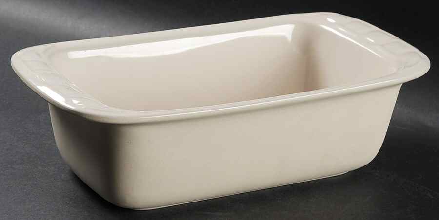Woven Traditions Ivory Loaf Pan by Longaberger-1