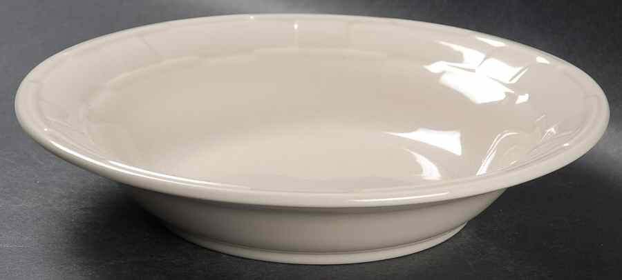Woven Traditions Ivory Rim Soup Bowl by Longaberger-1