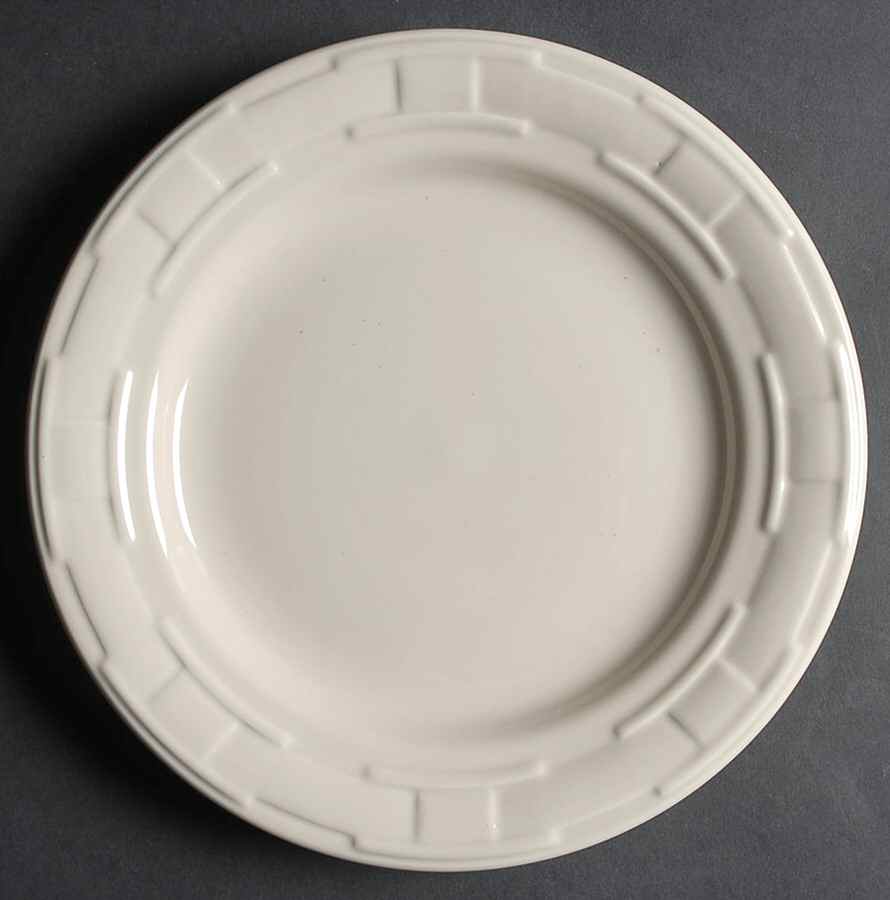 Woven Traditions Ivory Luncheon Plate by Longaberger-1