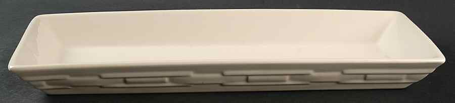 Woven Traditions Ivory 13" Tasting Tray by Longaberger-1