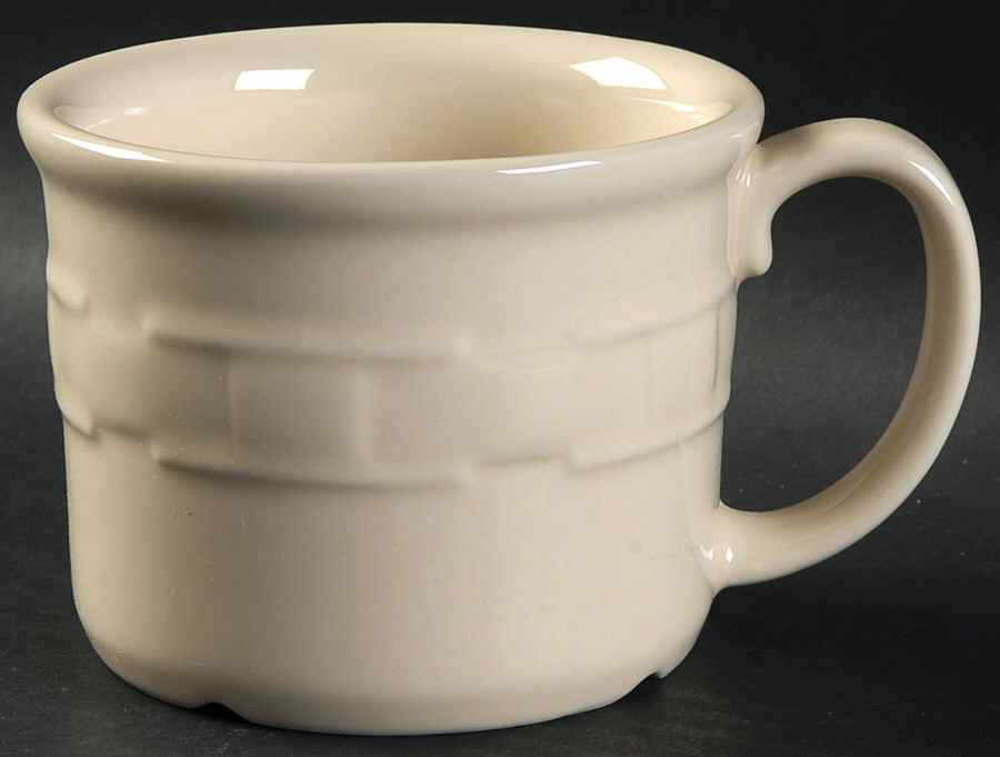 Woven Traditions Ivory Soup Mug by Longaberger-1
