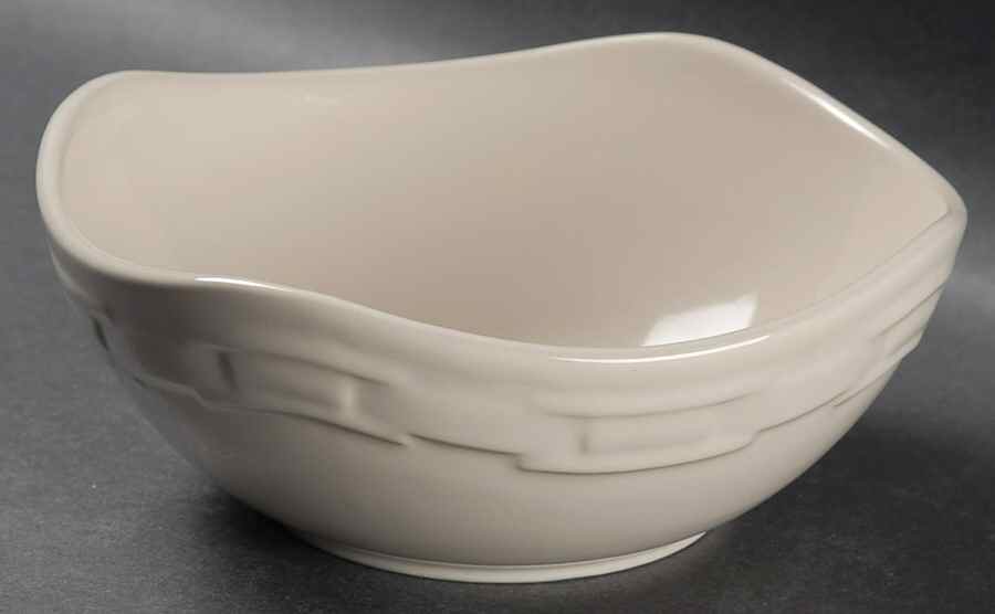 Woven Traditions Ivory Ripple Bowl by Longaberger-1