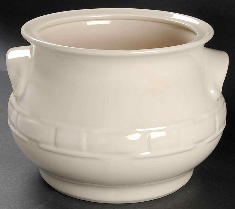 Woven Traditions Ivory Tureen No Lid by Longaberger-1