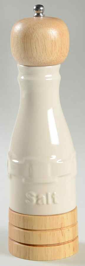 Woven Traditions Ivory Salt Mill by Longaberger-1