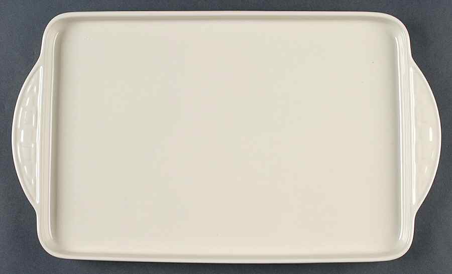 Woven Traditions Ivory 16" Rectangular Tray/Baker Lid (for RB16LT) by Longaberger-1