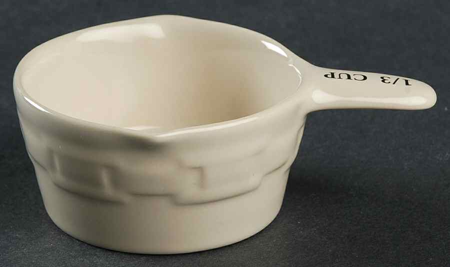 Woven Traditions Ivory 1/3 Cup Measuring Cup by Longaberger-1