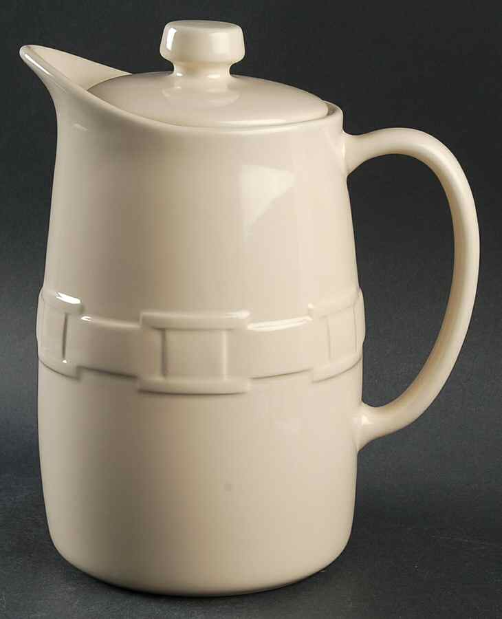 Woven Traditions Ivory Carafe & Lid by Longaberger-1