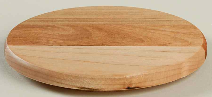 Woven Traditions Ivory Wood Lid for Kitchen Crock by Longaberger-1