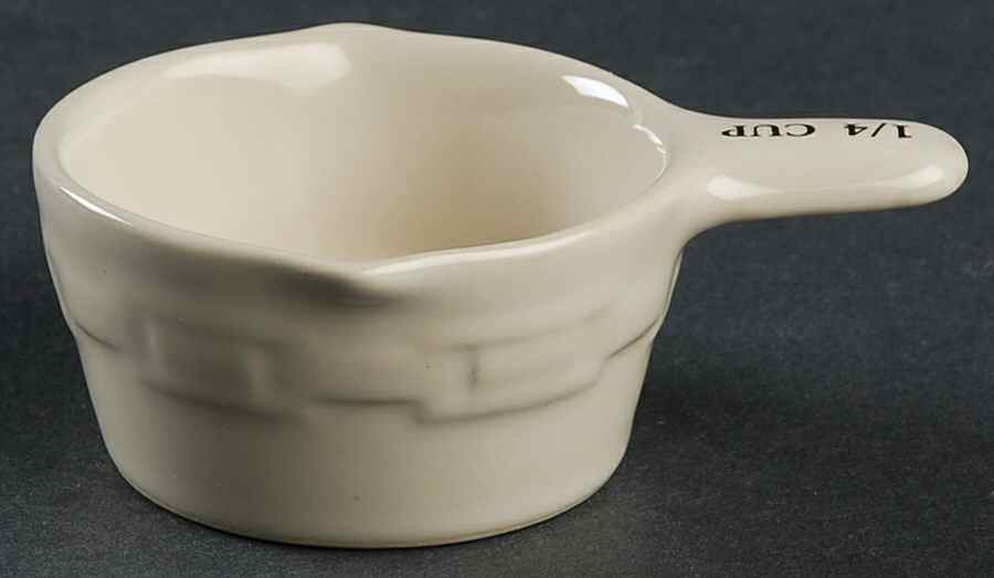 Woven Traditions Ivory 1/4 Cup Measuring Cup by Longaberger-1