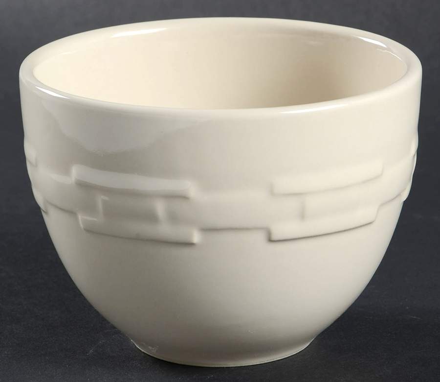 Woven Traditions Ivory 4" Entertaining Bowl by Longaberger-1