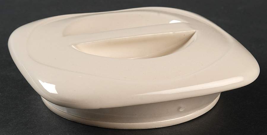 Woven Traditions Ivory Lid For Small Square Canister by Longaberger-1